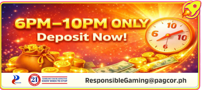 123GO MAG-DEPOSIT FROM 6PM-10PM PARA MAY DAGDAG BONUS