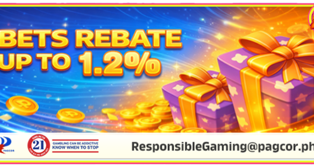 123GO BET MORE UP TO 1.2% ANG REBATE MO