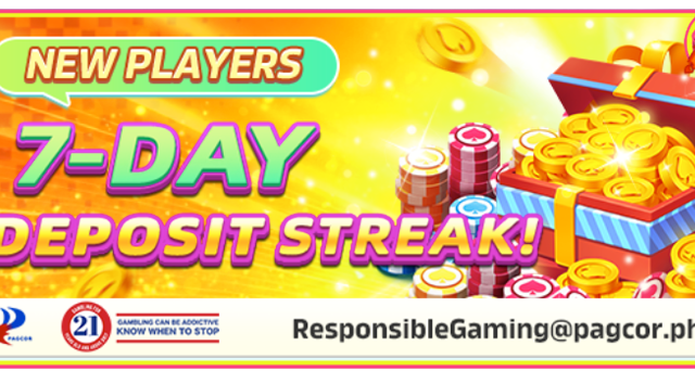 123GO NEW PLAYERS 7 DAY DEPOSIT STREAK