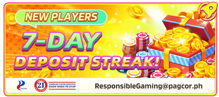 123GO NEW PLAYERS 7 DAY DEPOSIT STREAK