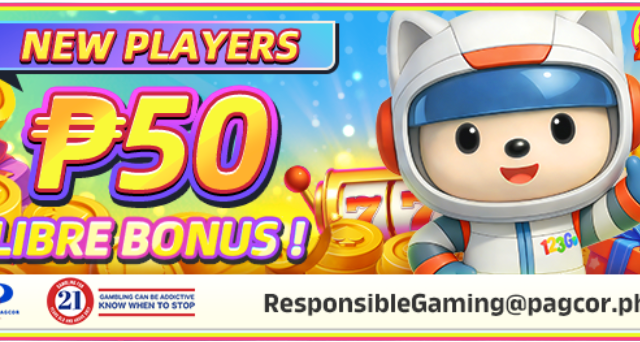123GO NEW PLAYERS GET ₱50 LIBRE BONUS